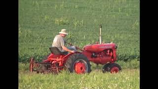 CA cutting hay with 80R mower