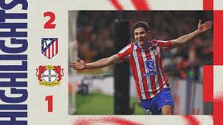 HIGHLIGHTS | Atlético de Madrid 2-1 Bayer Leverkusen |  Julián Alvarez (2) | 24/25 Champions League