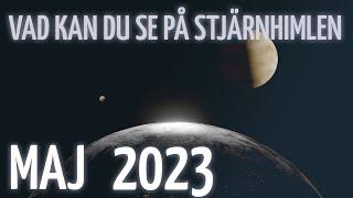 Stjärnhimlen maj 2023