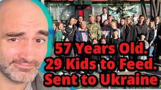 Russia Recruits 57 Year Old Dad w/ 29 Kids for Army!