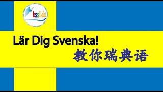 【学瑞典语 Lär dig svenska!】（双语跟读）第29单元：问题–完成时1+2/Fråga–perfekt 1+2;  情态动词的过去时1/Hjälpverb 1【HQ音质】#瑞典 #瑞典语