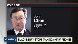 BlackBerry's CEO Tells Us Why the Company Decided to Stop Making Phones