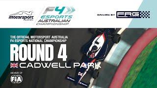 Motorsport Australia Esports F4 Australian Championship | Round 4 | Cadwell Park