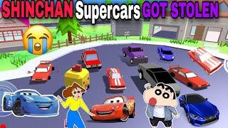 SOMEONE STEAL SHINCHAN ALL SUPERCARS | DUDE THEFT WARS SHINCHAN | SASTIGTA5 GETE GAMERZ |