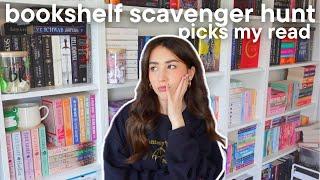 bookshelf scavenger hunt picks my read spoiler free reading vlog