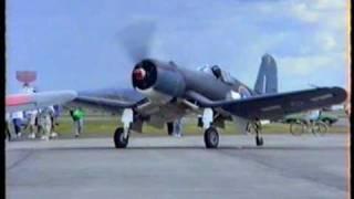 WWII Warbird Airplanes  Taxi & Park New Zealand 1992