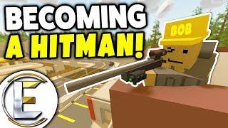 BECOMING A HITMAN! - Unturned Roleplay (Taking Out Targets With My Sniper Easy Money!)