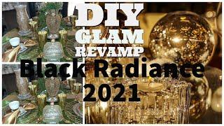 #DIYGlam Thrifted Decor Upcycle | The Black Radiance Collab 2021 | #BlackHistorymonth2021