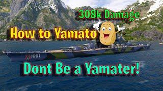 How To Play Yamato Better! (World of Warships Legends)