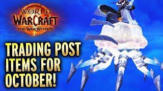 NEW Trading Post Items For October Plus HUGE Announcement! - World of Warcraft The War Within