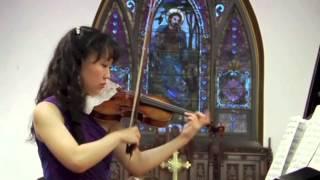 Tricia Park (violin) and Rene Lecuona (piano) perform Saint Saens Sonata No. 1, Movements 3 and 4