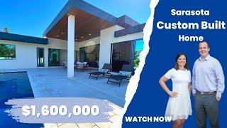 Sarasota Florida Luxury Home for Sale. Custom Build in the Flower Streets.