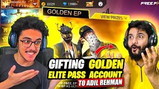 I Gave A Golden Elite Pass Account To @iamadilrehman After Our 1 Vs 1 Custom Match In Free Fire