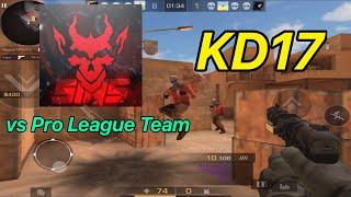 KD17 against Pro League Team【standoff2 ranked gameplay】