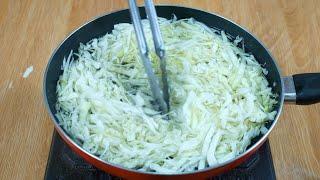 After Learning How to Make Cabbage Like This, I Don't Make It Any Other Way!  Easy and Deliciou...