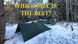 Comparing 3 Different Tarp Sizes