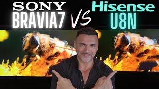 Best TV For The Money! Sony Bravia 7 VS Hisense U8N