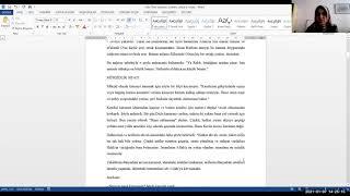 1. Ders - MS Word Kullanımı: Paragraf ve Başlık Düzeylerinin Ayarlanması