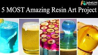 5 MOST Amazing Project from Epoxy RESIN. Tutorial / RESIN ART /Part 1