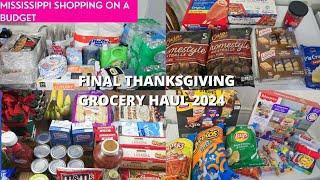 Final huge Thanksgiving grocery Haul for 2024 #thanksgiving #groceries