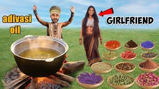 Making Adivasi Hair Oil For My Girlfriend - GIVEAWAY 100% Real