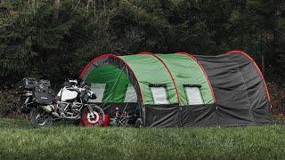 The World's LARGEST Motorcycle Tent: the Lone Rider MotoHouse
