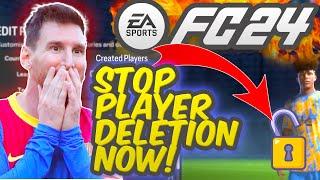  Stop Your Created Players from Disappearing in FC 24!  | Ultimate Squad Update Hack Revealed! 