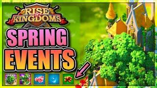 Spring Events in Rise of Kingdoms [New rewards, cheaper premium currency in 2021]