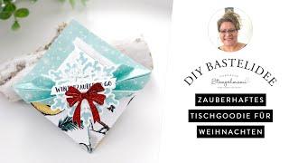 Zauberhaftes Tischgoodie für Weihnachten | Geschenkidee oder Mitbringsel |  Schokolade verpacken