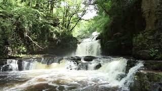 Sgwd Isaf Clun Gwyn - four waterfall walk Pontneddfechan - Wales