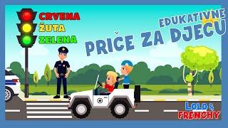 PRIČE ZA DJECU  *Zašto je na semaforu crvenožuto🟡i zeleno🟢svjetlo?* Edukativni video za djecu