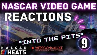 Nascar Gaming | Crashing Racers in Pits | Nascar Video Game Reactions