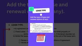 How to Fill Out a Rental Lease Agreement Contract ️ #education #leaseagreement #rental #learning