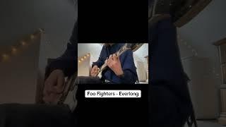 Challenged myself to do a little bit of video editing #guitar #everlong #guitarcover #foofighters