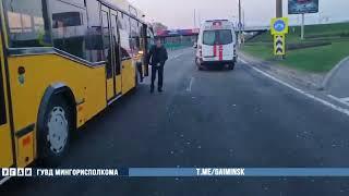 Автобус сбил пешехода на кольцевой