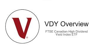 VDY Overview | FTSE Canadian High Dividend Yield Index ETF