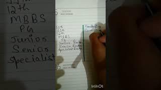 Doctors Handwriting || Amusing Handwriting || #shorts