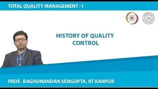 History of Quality Control
