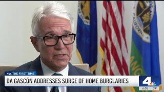 George Gascón addresses surge of home burglaries