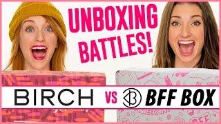 Unboxing BFF Box vs. Birchbox! | Unboxing Battles!