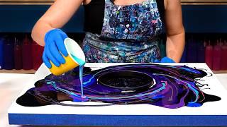 These Color Combos Just WORK! SPACE Art Inspiring Ideas For Your Next Acrylic Pouring Masterpiece