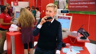 Ellen Goes Holiday Shopping at Target