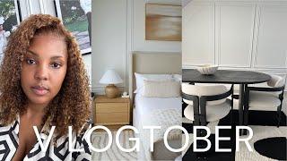 EPISODE 2 VLOGTOBER: FINAL DINING ROOM REVEAL || BEDROOM RESET || ANNOUNCING GIVEAWAY WINNERS