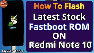 Flash Latest Global Stock Rom Back On Redmi Note 10