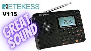 RETEKESS V-115 AM / FM / SW Review (Hear the sound quality)