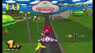 Mario Kart Wii Deluxe - online race on SSBB Mario Circuit (1 v 1)