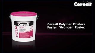 Ceresit Polymer Plasters. Faster. Stronger. Easier