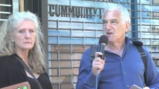 Larry Dell, Adoptee Rights Protest, Brooklyn Office of Assembly Member Helene Weinstein