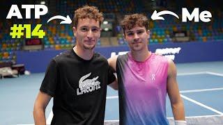 I Practiced With World #14 Ugo Humbert