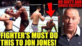 The Only way to beat Jon Jones is by doing what Dominick Reyes did,Dana White on Joining Politics